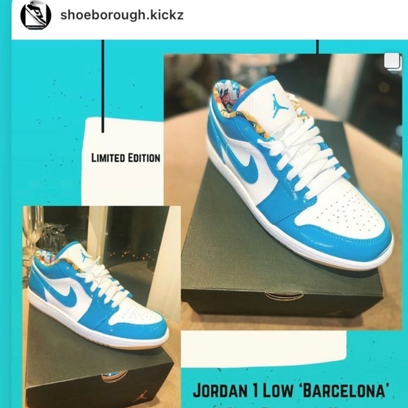 Air Jordan 1 Low- Barcelona - Picture 3 of 3